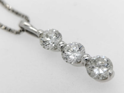 D1.008ct PT900/850 4.9g Necklace 