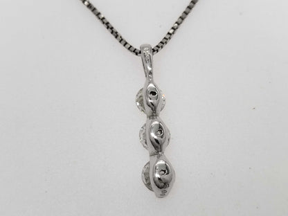 D1.008ct PT900/850 4.9g Necklace 