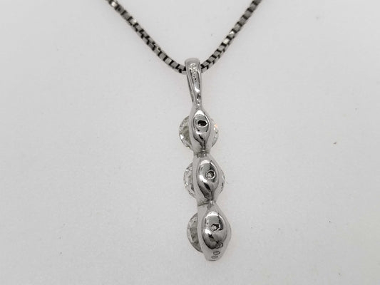 D1.008ct PT900/850 4.9g Necklace 