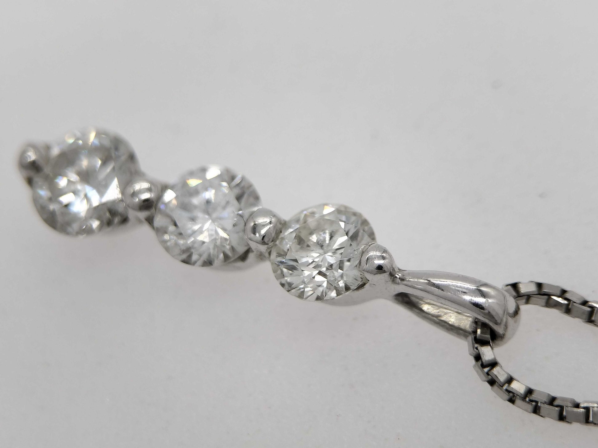 D1.008ct PT900/850 4.9g Necklace 