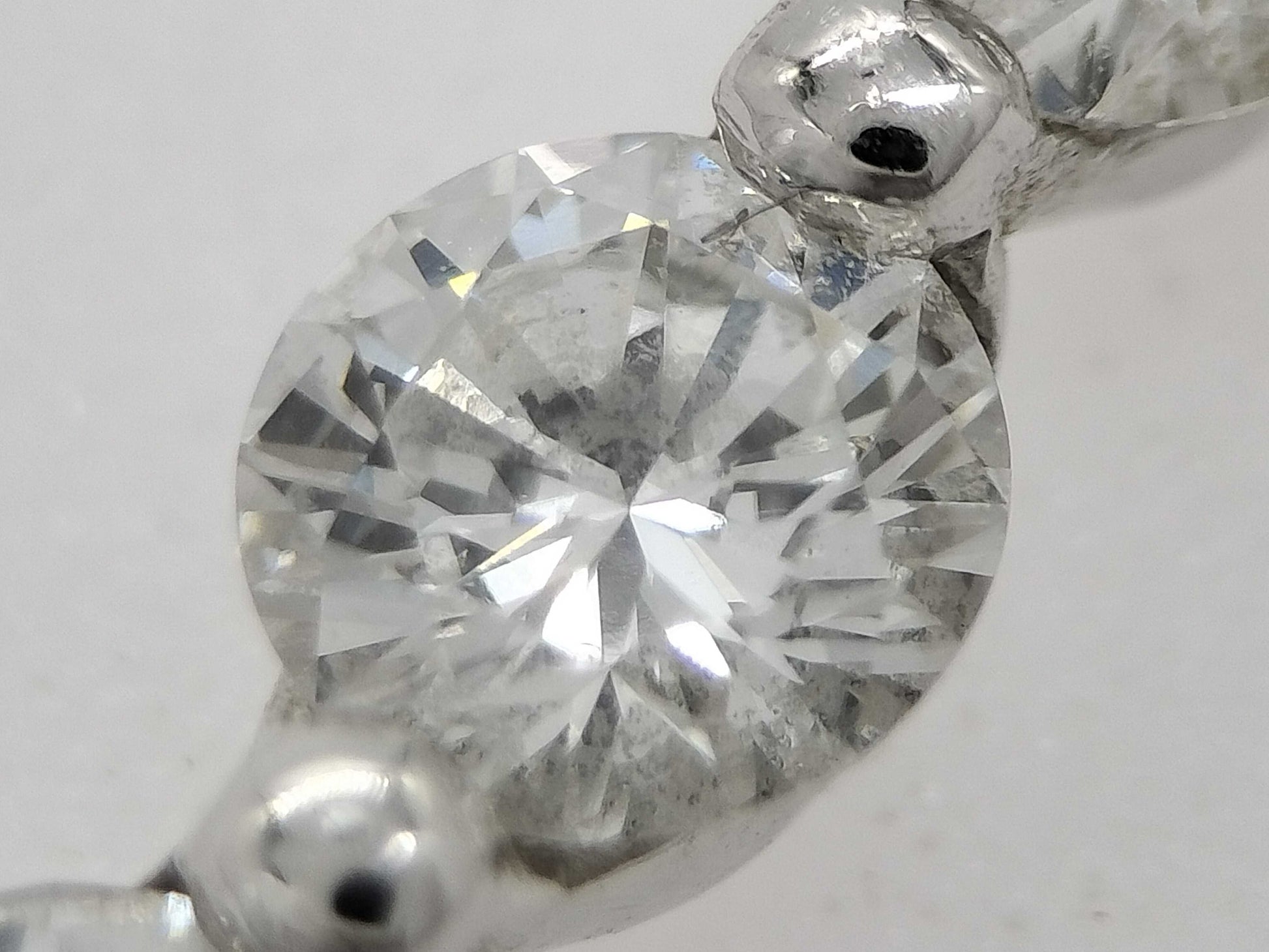 D1.008ct PT900/850 4.9g Necklace 