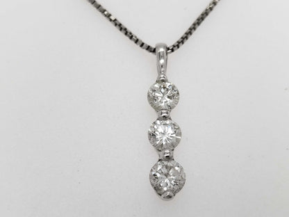 D1.008ct PT900/850 4.9g Necklace 