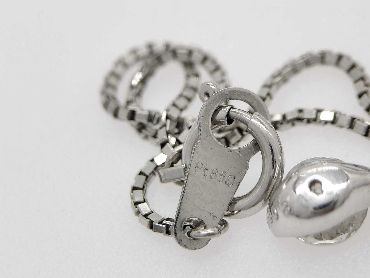 D1.008ct PT900/850 4.9g Necklace 