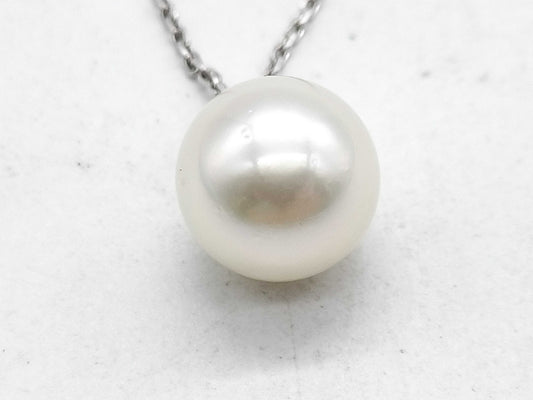 TASAKI Akoya Pearl Necklace, Diameter: Approx. 8.0mm, D0.01ct, 750, 2.2g 