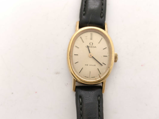 OMEGA De Ville Women's Watch with Aftermarket Strap
