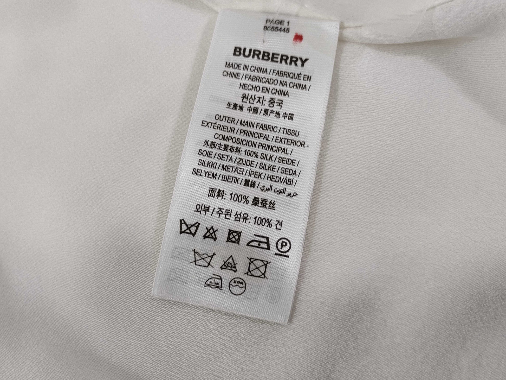 BURBERRY Silk Shirt Shirt