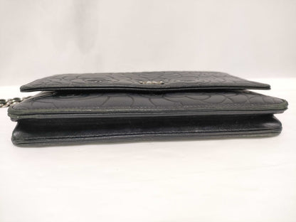 CHANEL Camellia Chain Wallet Shoulder Bag
