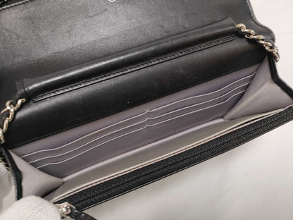 CHANEL Camellia Chain Wallet Shoulder Bag