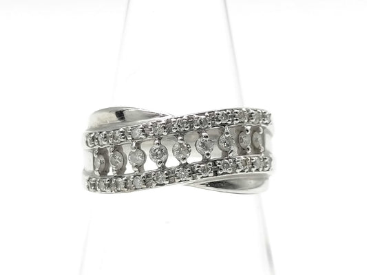 D0.33ct K18WG 4.9g Ring 
