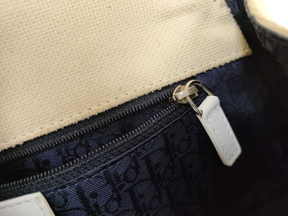 Dior Trotter Canvas x Rubber Light Blue Shoulder Bag