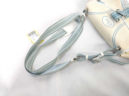 Dior Trotter Canvas x Rubber Light Blue Shoulder Bag