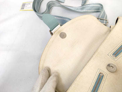 Dior Trotter Canvas x Rubber Light Blue Shoulder Bag