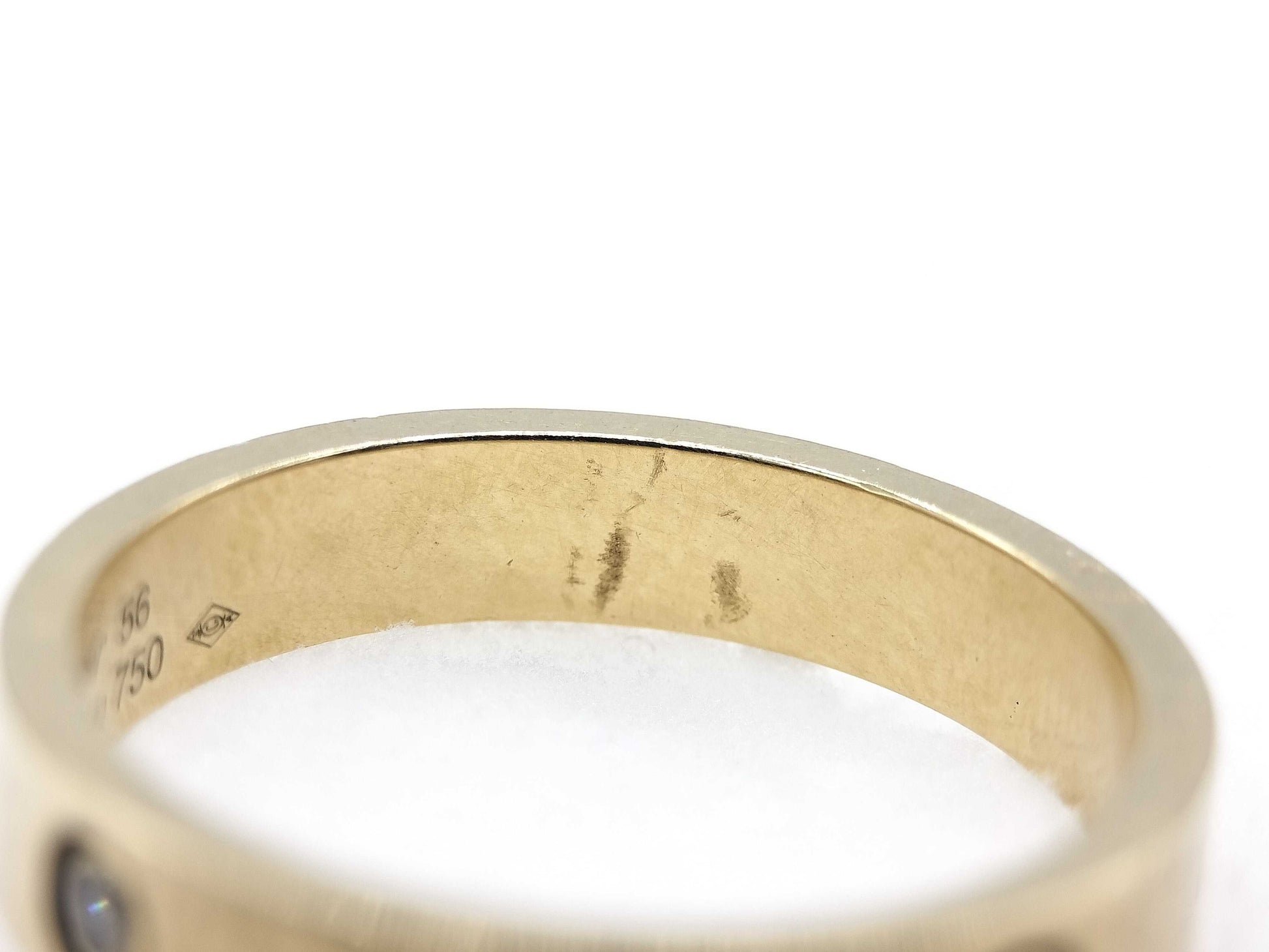 Cartier Love Love #56 1PD YG Au750 5.0g Ring 