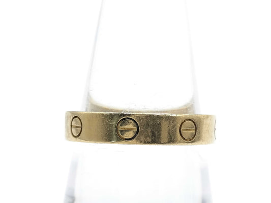 Cartier Love Love #56 1PD YG Au750 5.0g Ring 
