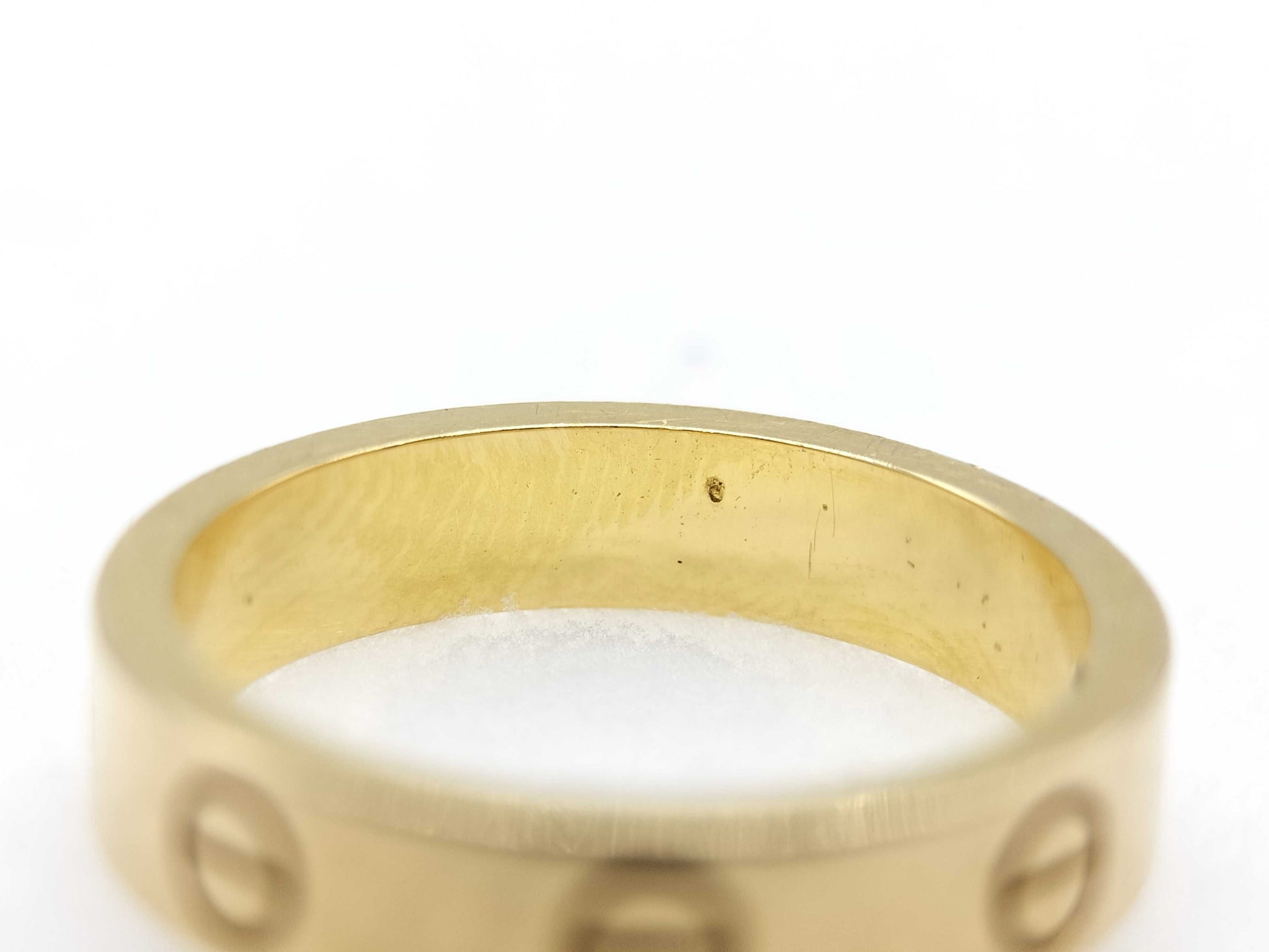 Cartier Love Love #51 1PD YG Au750 4.8g Ring 