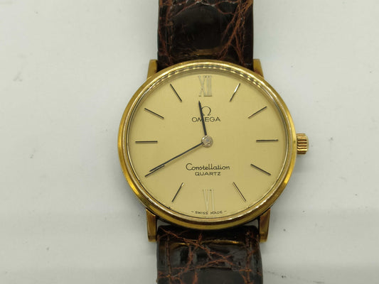 OMEGA Constellation Crocodile Strap Boys' Watch