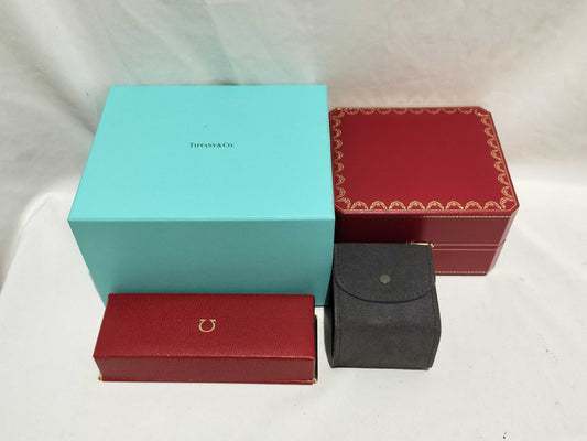 Tiffany & Co. Tiffany/Cartier/Omega etc. with accessories, including empty boxes *4 Other accessories