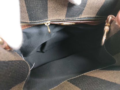 FENDI Pecan Pattern One-Shoulder PVC Body Bag Shoulder Bag
