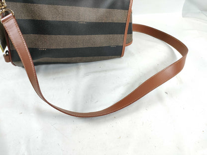 FENDI Pecan Pattern One-Shoulder PVC Body Bag Shoulder Bag