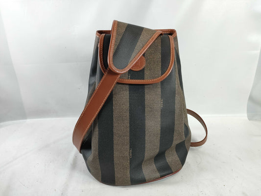 FENDI Pecan Pattern One-Shoulder PVC Body Bag Shoulder Bag