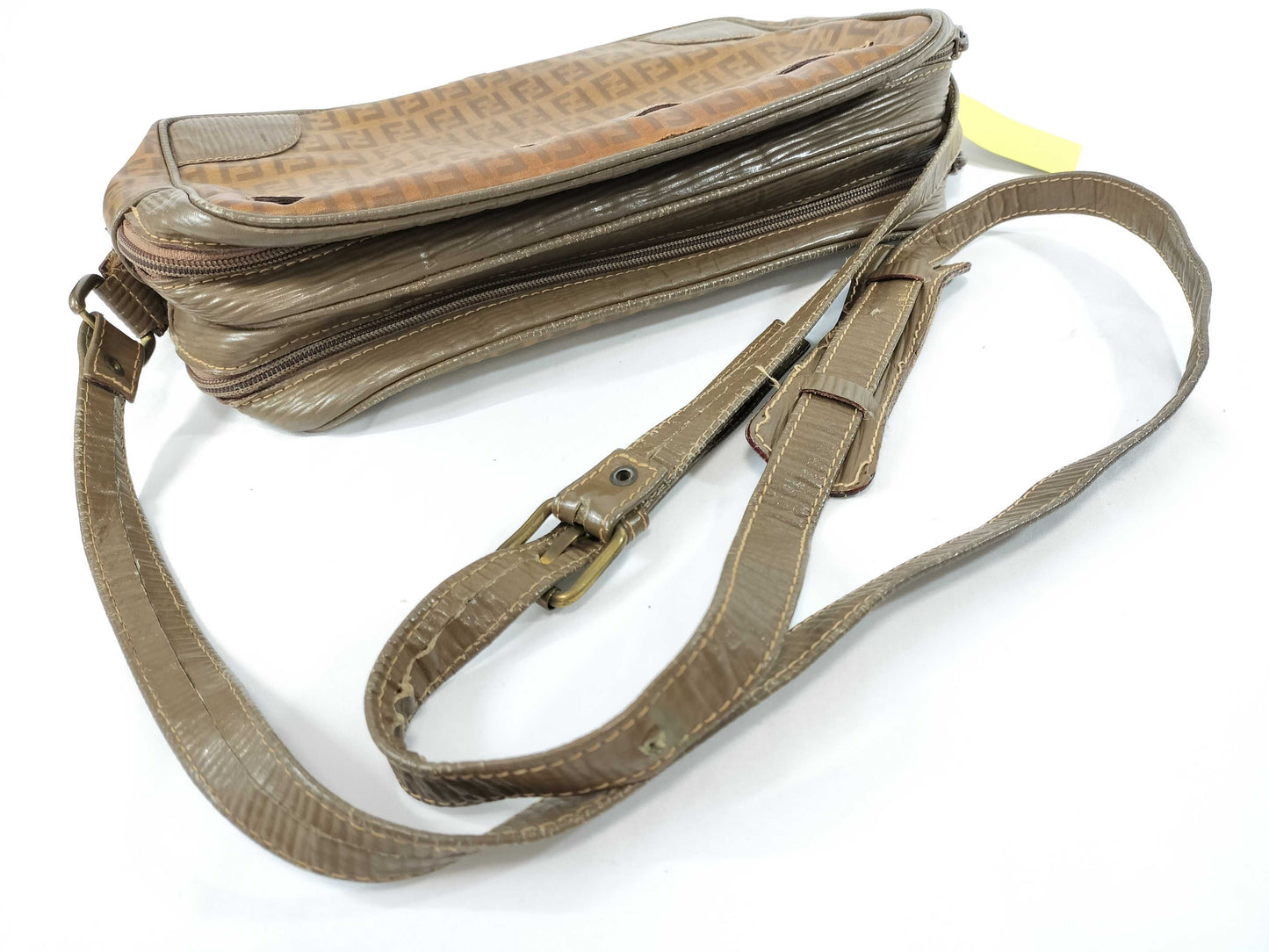 FENDI Zucca pattern PVC shoulder bag