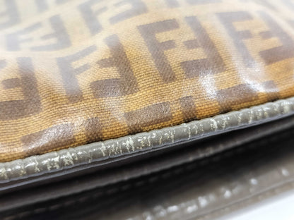 FENDI Zucca pattern PVC shoulder bag