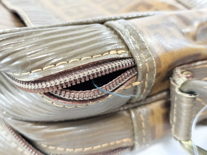 FENDI Zucca pattern PVC shoulder bag