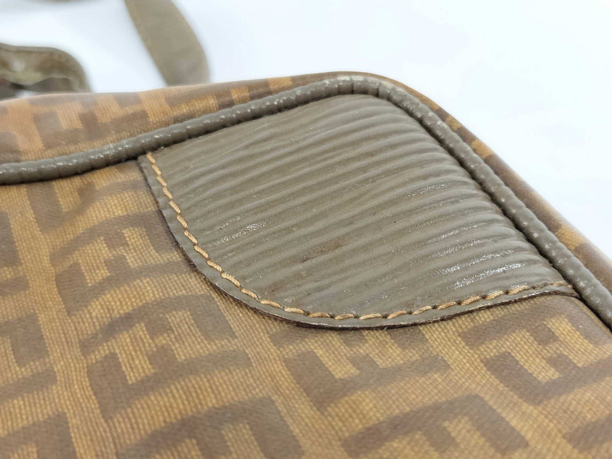 FENDI Zucca pattern PVC shoulder bag