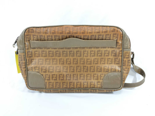 FENDI Zucca pattern PVC shoulder bag