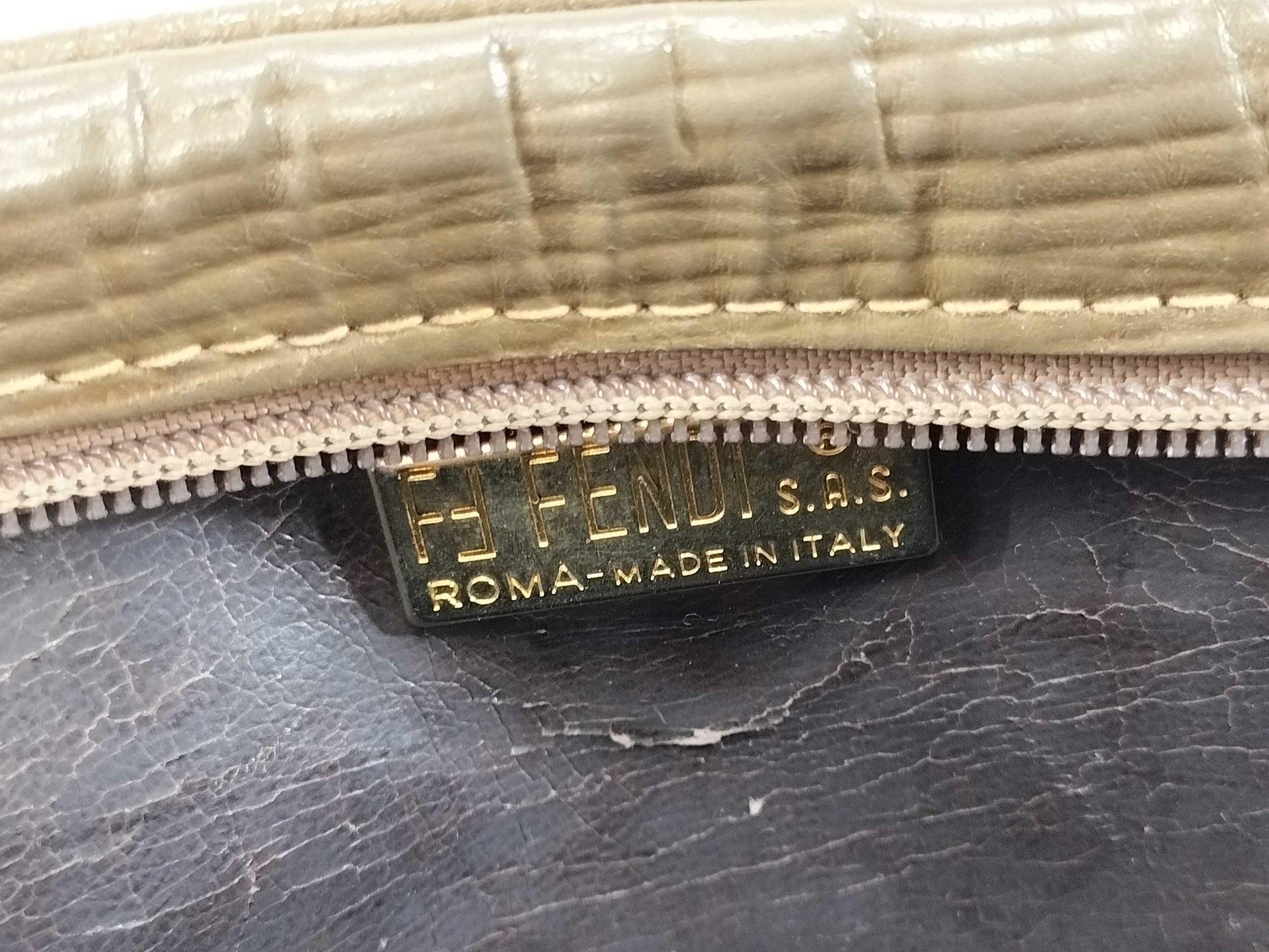 FENDI Zucca pattern PVC shoulder bag