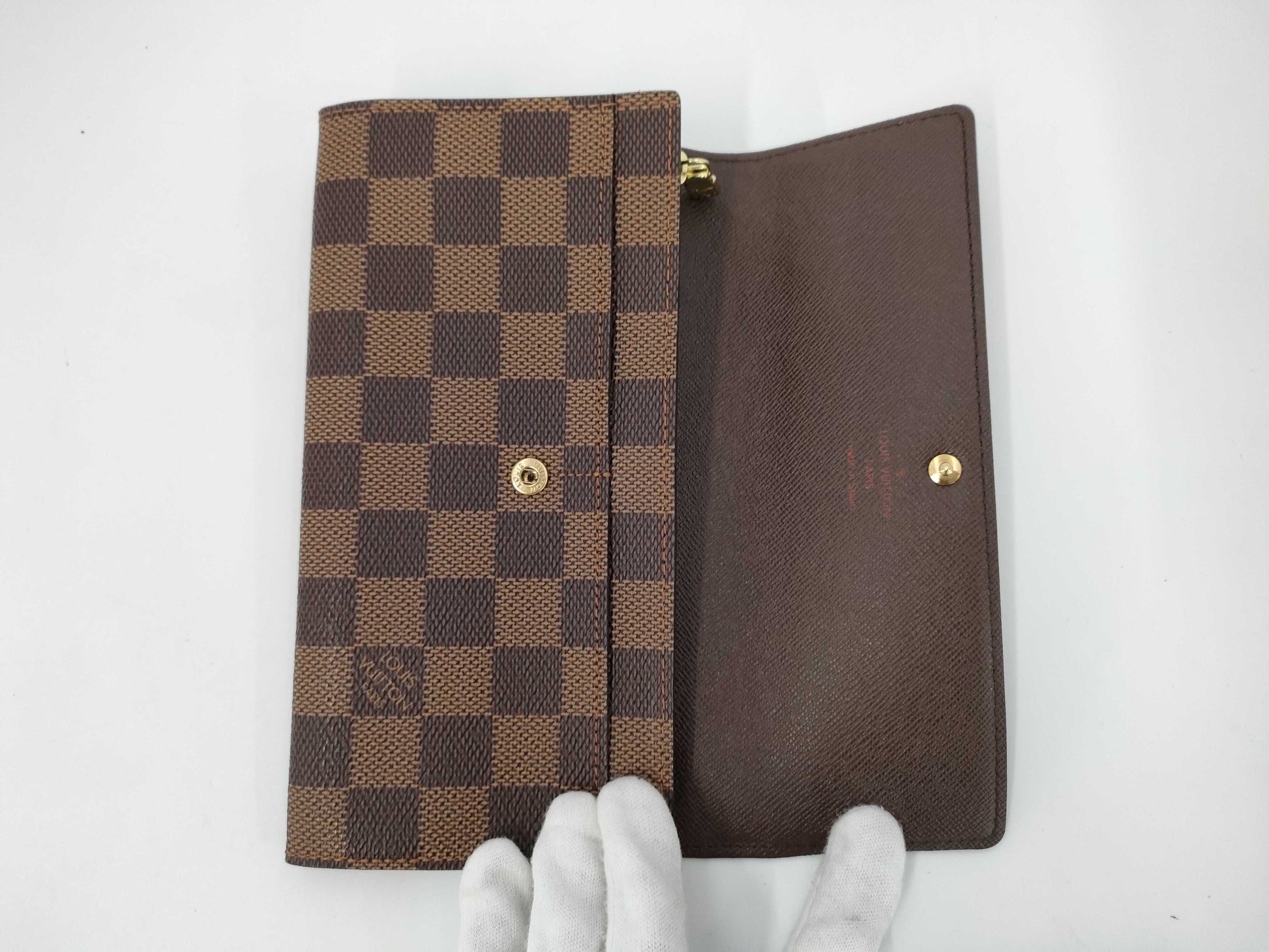 LOUIS VUITTON Damier Portefeuille Sarah Wallet