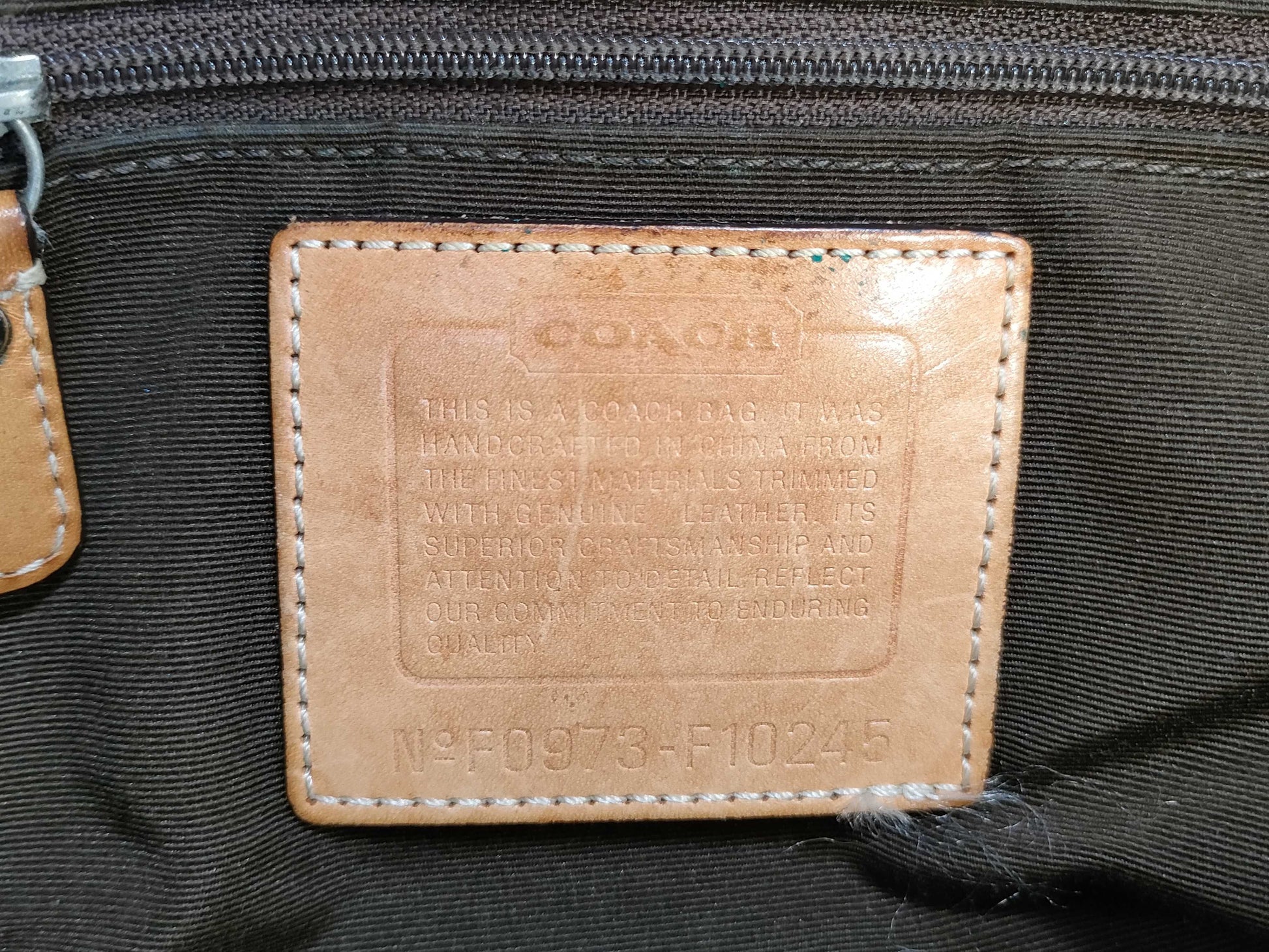 COACH Signature Handbag/Tote Bag/Pouch 3-Piece Set Shoulder Bag