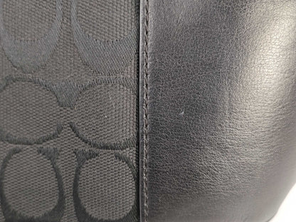 COACH Signature Handbag/Tote Bag/Pouch 3-Piece Set Shoulder Bag