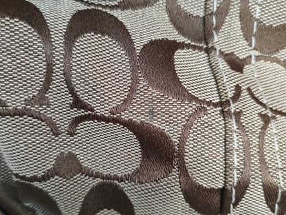 COACH Signature Handbag/Tote Bag/Pouch 3-Piece Set Shoulder Bag