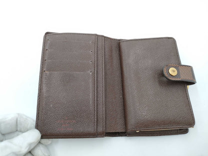 LOUIS VUITTON Damier N61664 Damier Porte Monnaie Viennois Wallet