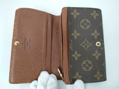LOUIS VUITTON Monogram Bottega Veneta Wallet*3 Wallet