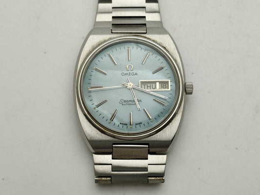 OMEGA Seamaster Date Blue Gradient Dial Boys' Watch