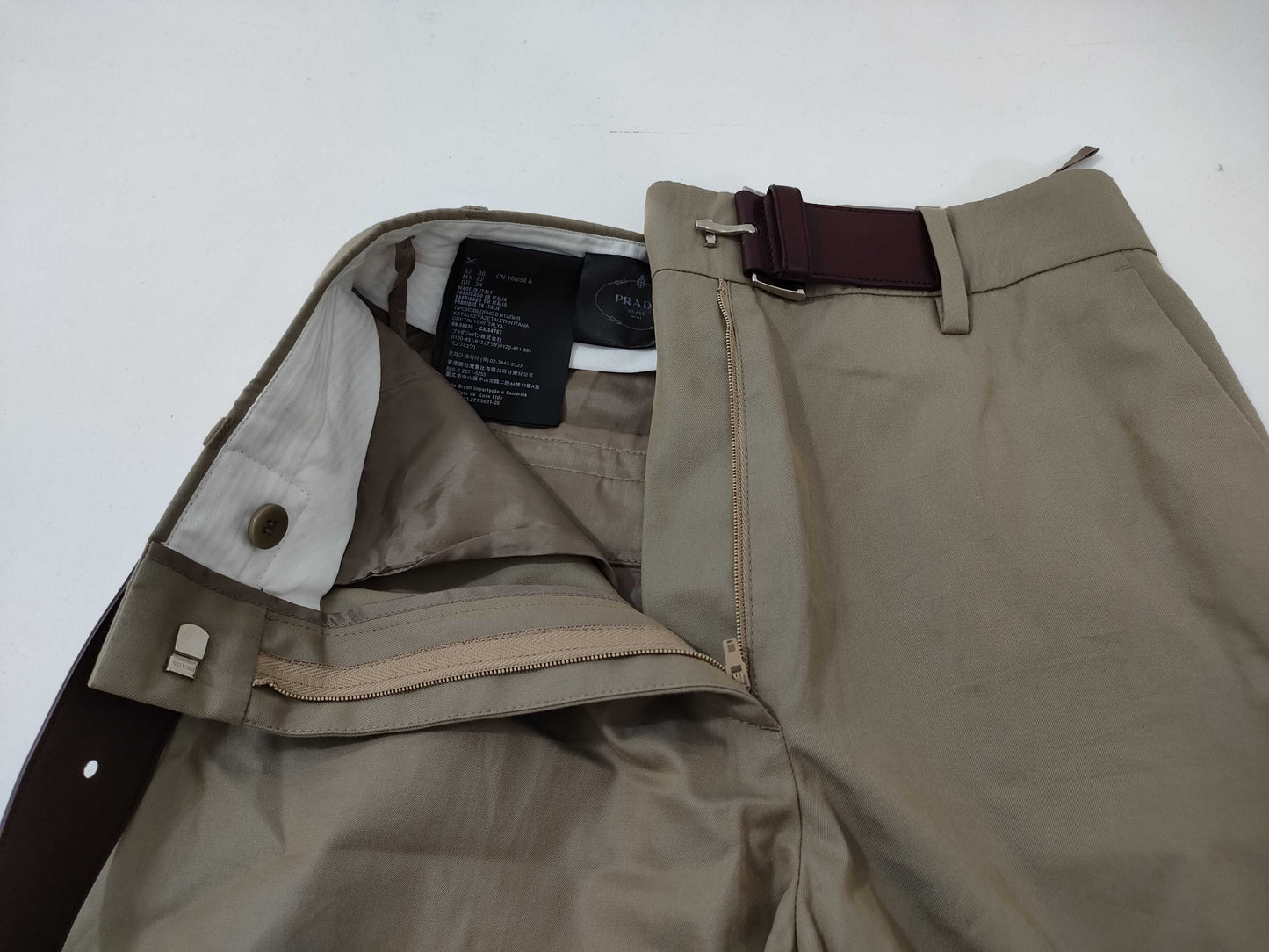 PRADA @ Belted Pants