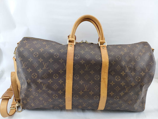 LOUIS VUITTON M41414 Monogram M41414 Keepall Bandouliere 55 Boston Bag