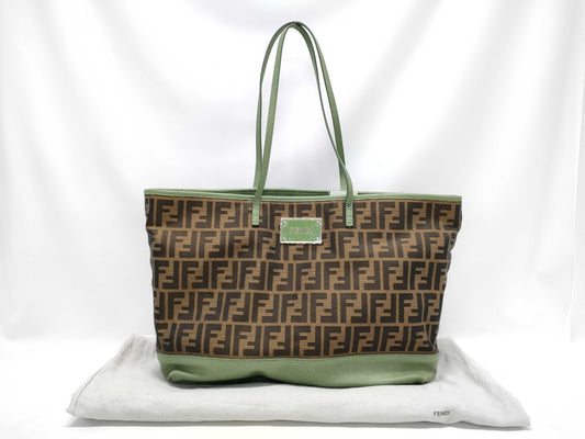 FENDI Zucca pattern canvas tote bag
