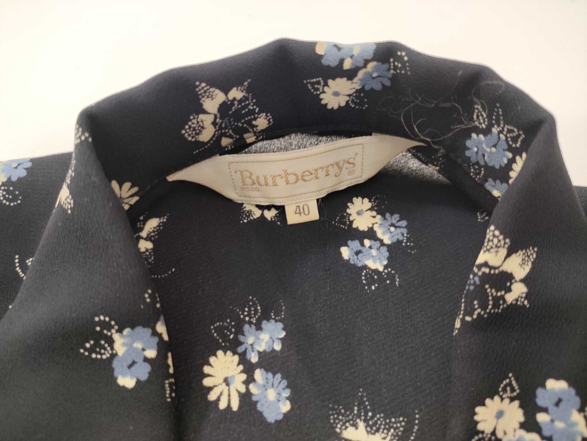 BURBERRY / Floral Print Short Sleeve Set / Navy Other Apparel