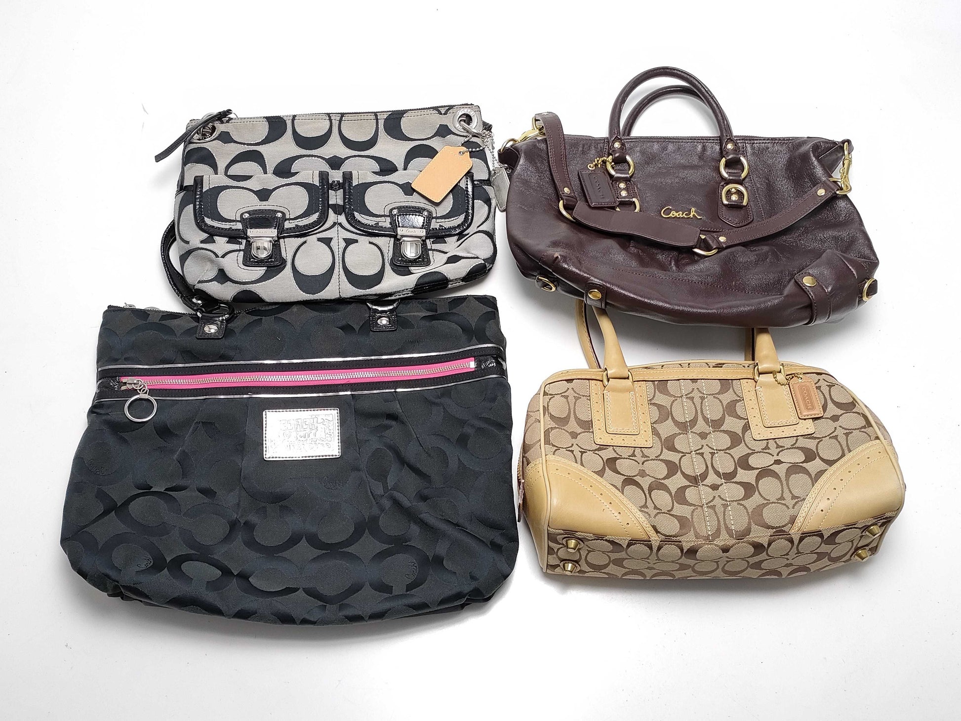 COACH 4-piece handbag set