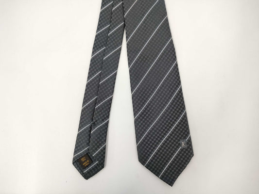 LOUIS VUITTON Damier Micro Damier Silk Tie with Storage Box Other Accessories
