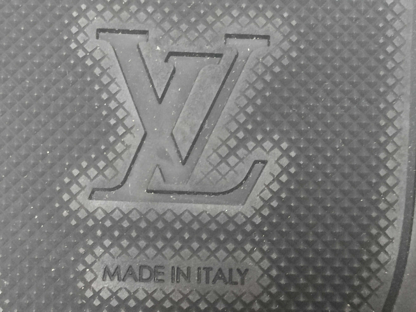 LOUIS VUITTON Monogram Waterfront Line Sandals Black/Silver Sandals