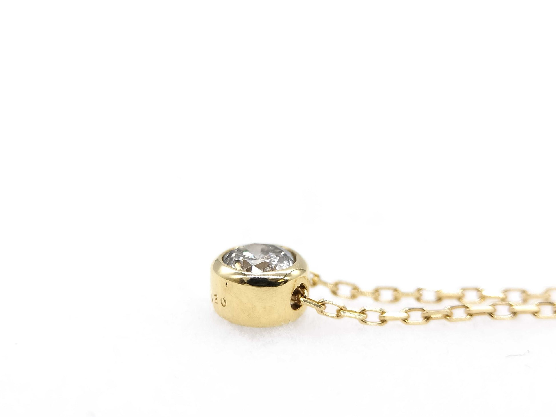 D0.20ct K18 1.7g Necklace 