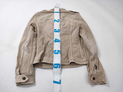 DOLCE&GABBANA denim jacket with leopard print lining