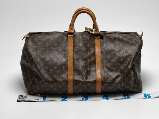 LOUIS VUITTON Monogram M41424 Keepall 55 Boston Bag