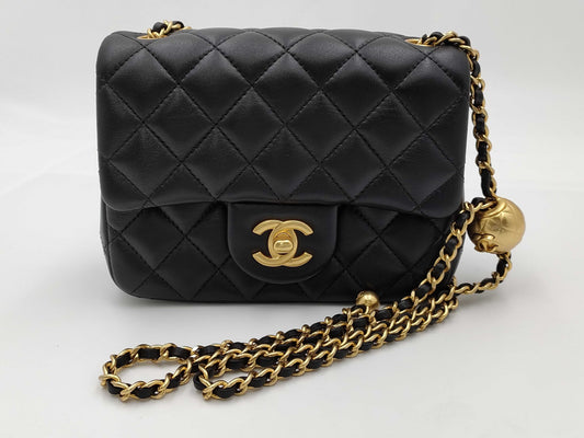 CHANEL Lambskin Minimato Coco Ball AS1786 Shoulder Bag