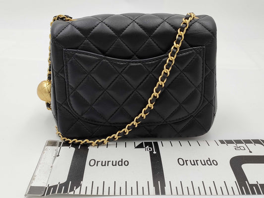 CHANEL Lambskin Minimato Coco Ball AS1786 Shoulder Bag