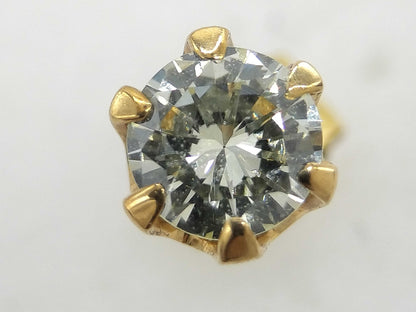 D 0.2ct/0.27ct K18 0.8g Earrings 